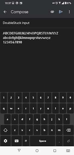 Android application DoubleStruck Input screenshort