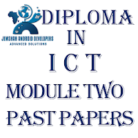 DIPLOMA 2 IN ICT  PAST PAPERS