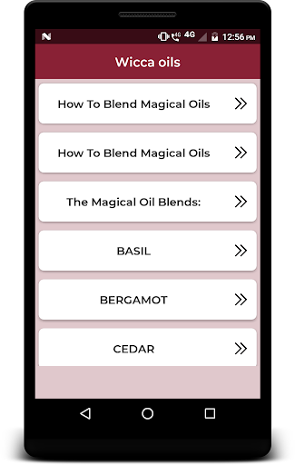 Wicca oils Screen 2