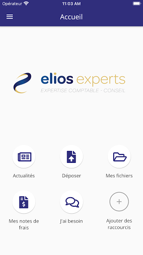 Android application Elios Experts screenshort