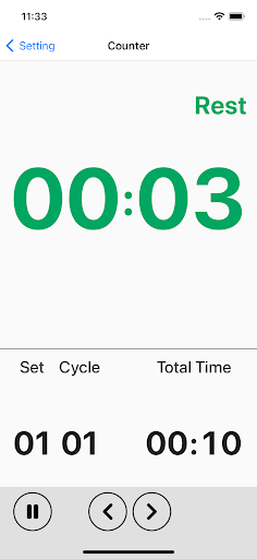 Tabata Timer for Workouts Screenshot