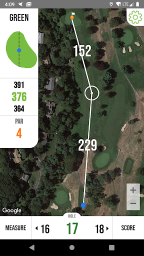 nRange Golf GPS Screen 3