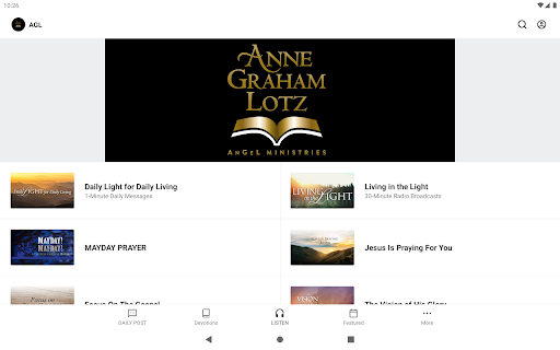 Screenshot of Anne Graham Lotz