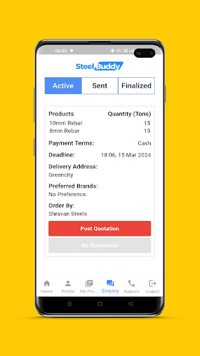 Android application Steel Buddy screenshort