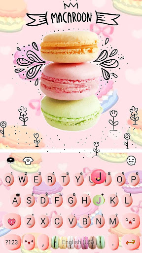 Android application Colorful Macaroons Theme screenshort