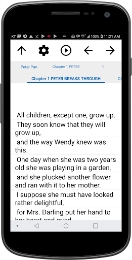 Book, Peter Pan Screen 2