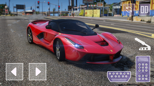 Driving Ferrari Racing Game