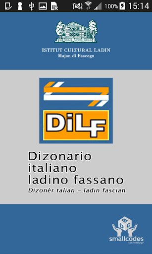 Android application Dizionario Ladino Fassano screenshort