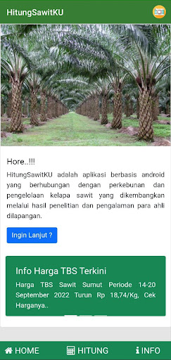Android application HitungSawitKU-Integrated screenshort
