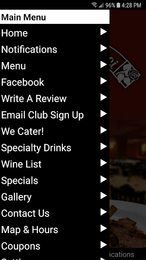 Due Amici Restaurant Screen 2