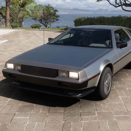 Legendary Delorian Future Race logo