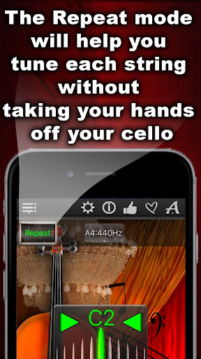Chromatic Cello Tuner