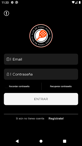 Android application Club de Padel Parral screenshort