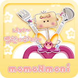 NK 카톡_모모N모니_같이밥먹자 카톡테마 icon