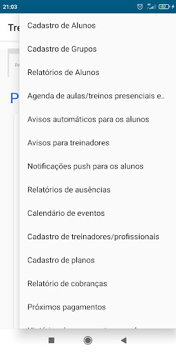 Treino Online for Coach Screen 3