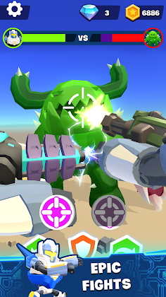 Battle - Robot Fight - Screenshot 1