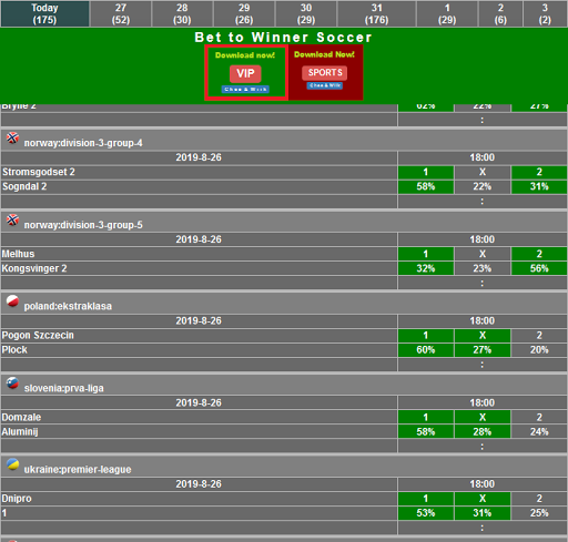 Bet to Winner Soccer