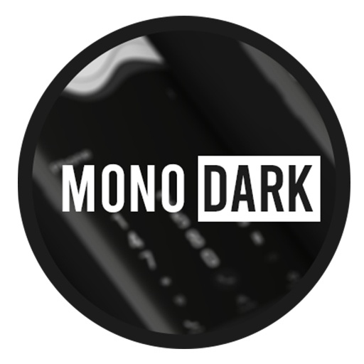 Mono Dark EMUI 9/10/11 Theme  Icon