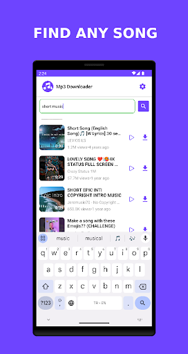 Mp3 Downloader All Music Screenshot 2 - AppWisp.com