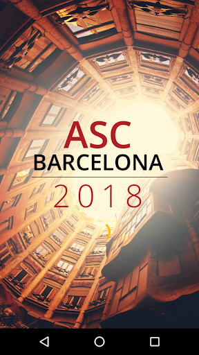 Android application ASC Barcelona 2018 screenshort