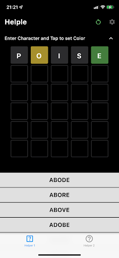 Android application Helple screenshort
