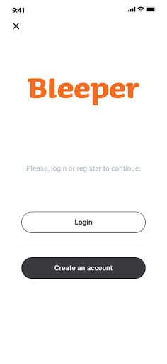 Android application Bleeper Active screenshort