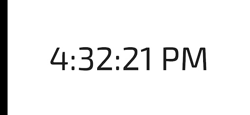 The Only Clock Screen 3