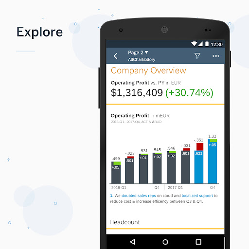 SAP Analytics Cloud Screen 2
