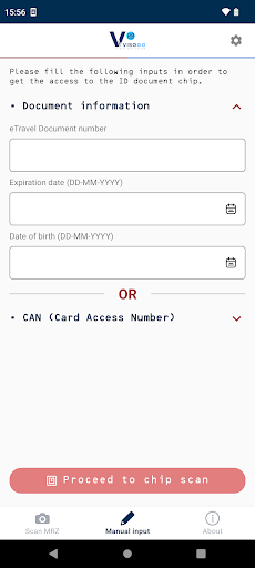 VisoGo: eID authenticity (NFC) Screen 2