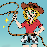 Draw Happy Cowboy : Fun Game icon