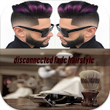 disconnected fade hairstyle icon