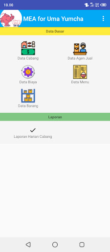 Android application MEA for UmaYumCha screenshort