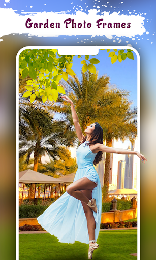 Android application Garden Photo Frames screenshort