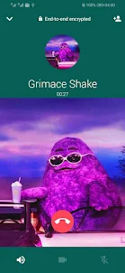 Grimace Shake Fake Call