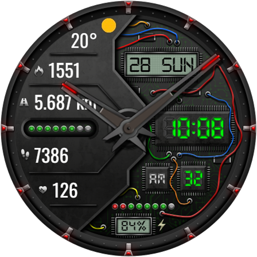 Hybrid ECTONI URX27 Watch face