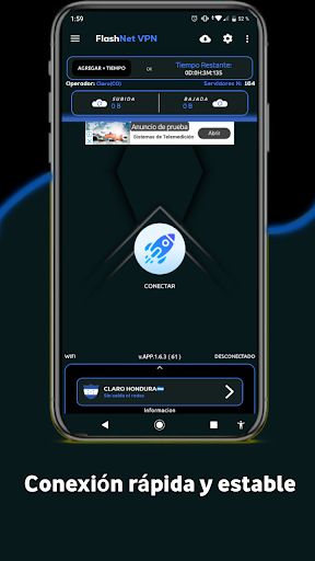 FlashNet VPN Screen 2