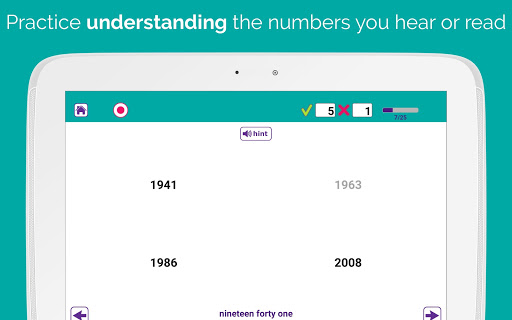 Screenshot of Number Therapy