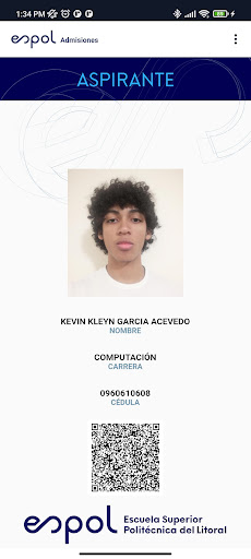 Admisiones ESPOL Screen 2