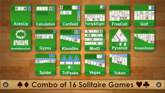 16 Solitaire – Card Game Combo Mod Apk 1.0 Unlocked All 1