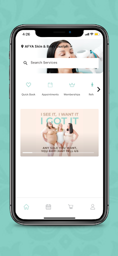 AFYA Skin and Body Clinic Screen 2