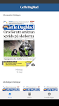 screenshot of Gefle Dagblad e-tidning