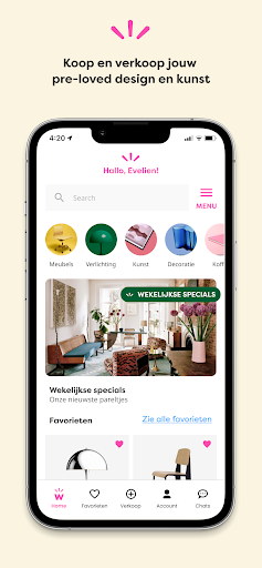 Android application Whoppah screenshort