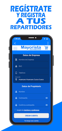 Mayorista Distribuidor Screen 2