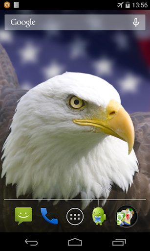 Flag of USA Live Wallpaper Screen 3