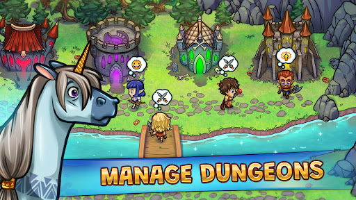 Hero Park: Shops & Dungeons - Simulation - games