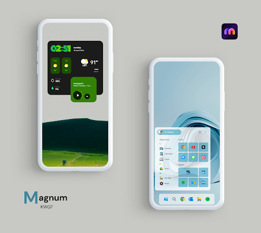 Android application Magnum KWGT screenshort