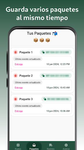 Correos México - Seguimiento Screen 2