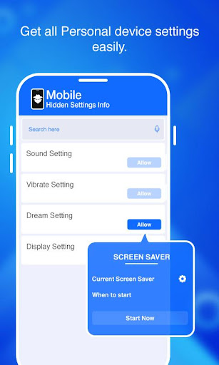 Mobile Hidden Settings Info Screen 2
