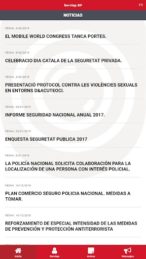 Android application Serviap screenshort