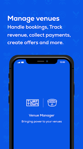 Android application Turf Town Venue Manager screenshort